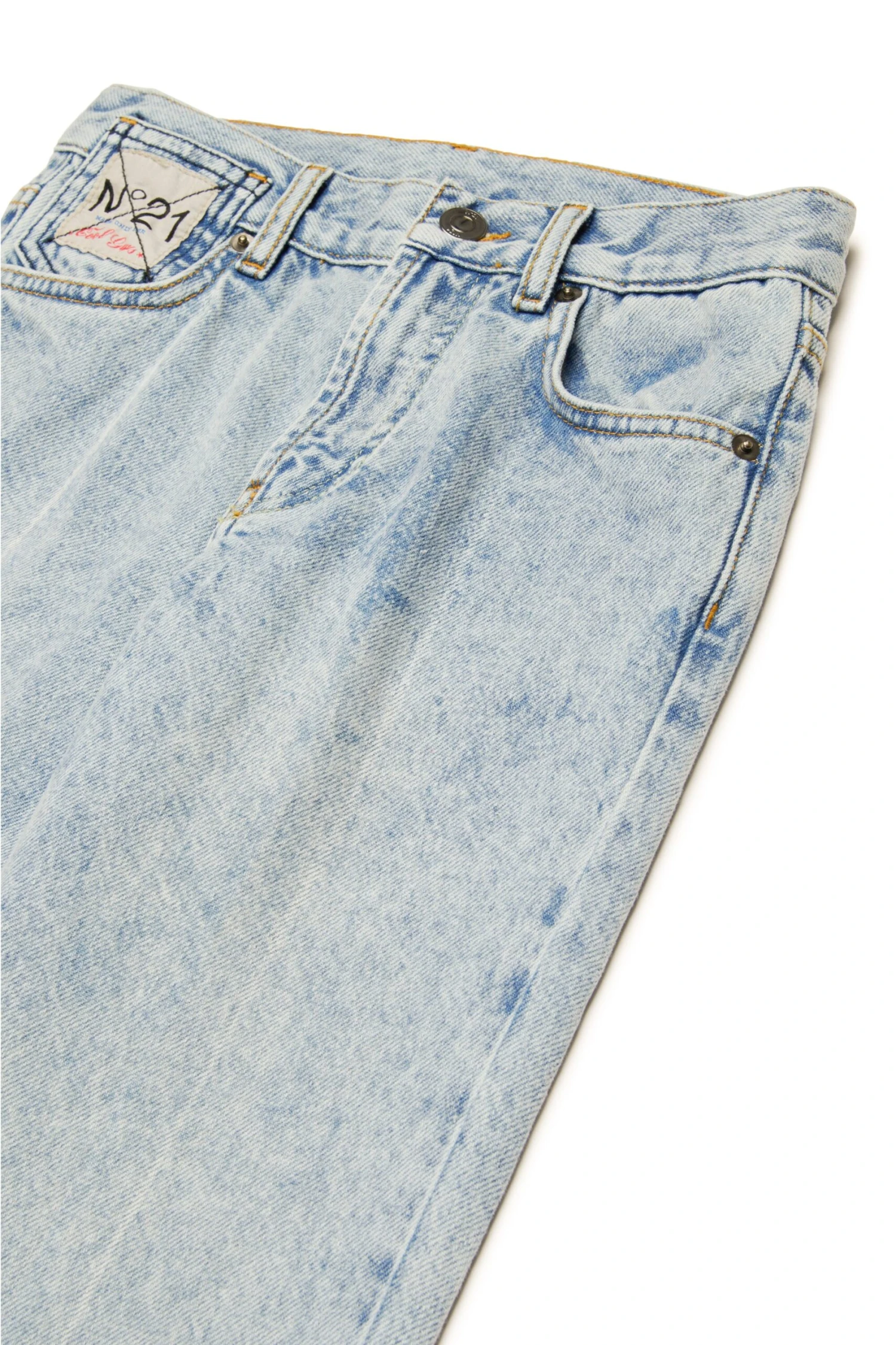 N°21 Straight Jeans With Marbled Effect 4 N°21 Straight Jeans With Marbled Effect - immagine 4