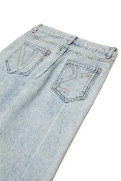 N°21 Straight Jeans With Marbled Effect 10 N°21 Straight Jeans With Marbled Effect -Bambini Abbigliamento Negozio N2102WN04160N01 04