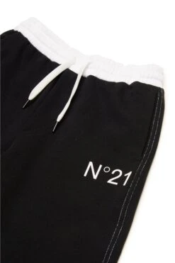 N°21 Fleece Colorblock Shorts 6 N°21 Fleece Colorblock Shorts -Bambini Abbigliamento Negozio N2103CN01540N900 03