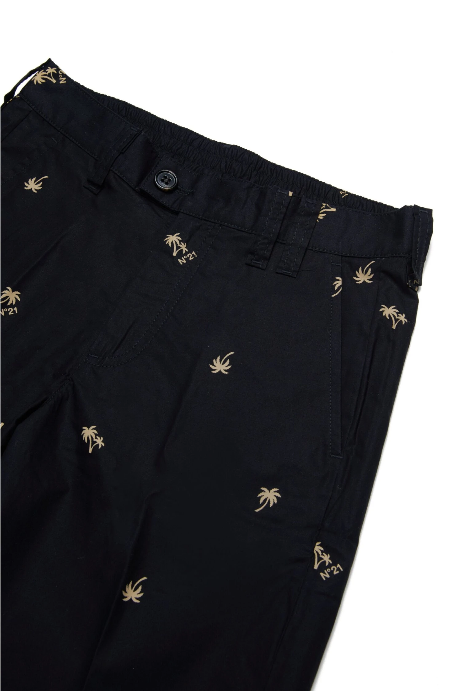 N°21 Poplin Allover Palms Shorts 4 N°21 Poplin Allover Palms Shorts - immagine 4