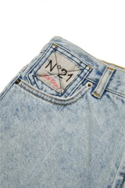 N°21 Marbled-effect Denim Shorts -Bambini Abbigliamento Negozio N2103EN04160N01 04 fc8e44ff 067e 4b7d a6b2 c8e19a309d94