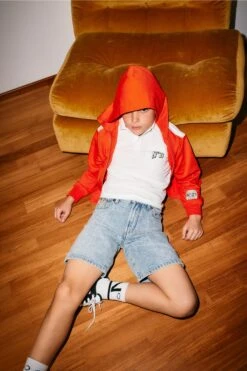 N°21 Marbled-effect Denim Shorts