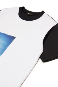 N°21 T-shirt With Postcard Print -Bambini Abbigliamento Negozio N2103KN01990N900 03