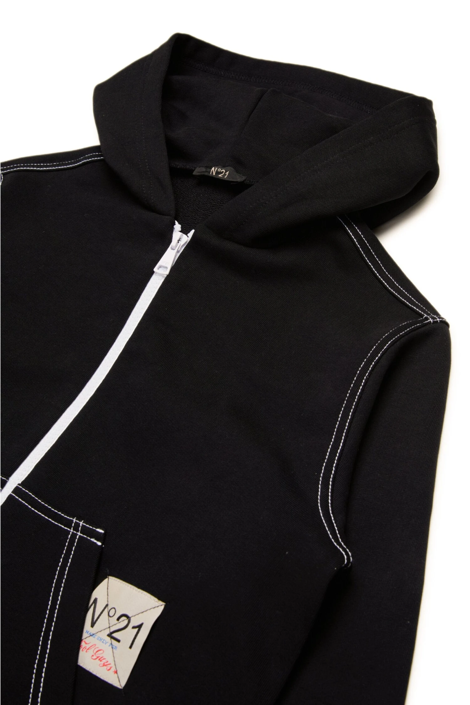 N°21 Oversize Sweatshirt With Flames Graphics 4 N°21 Oversize Sweatshirt With Flames Graphics - immagine 4