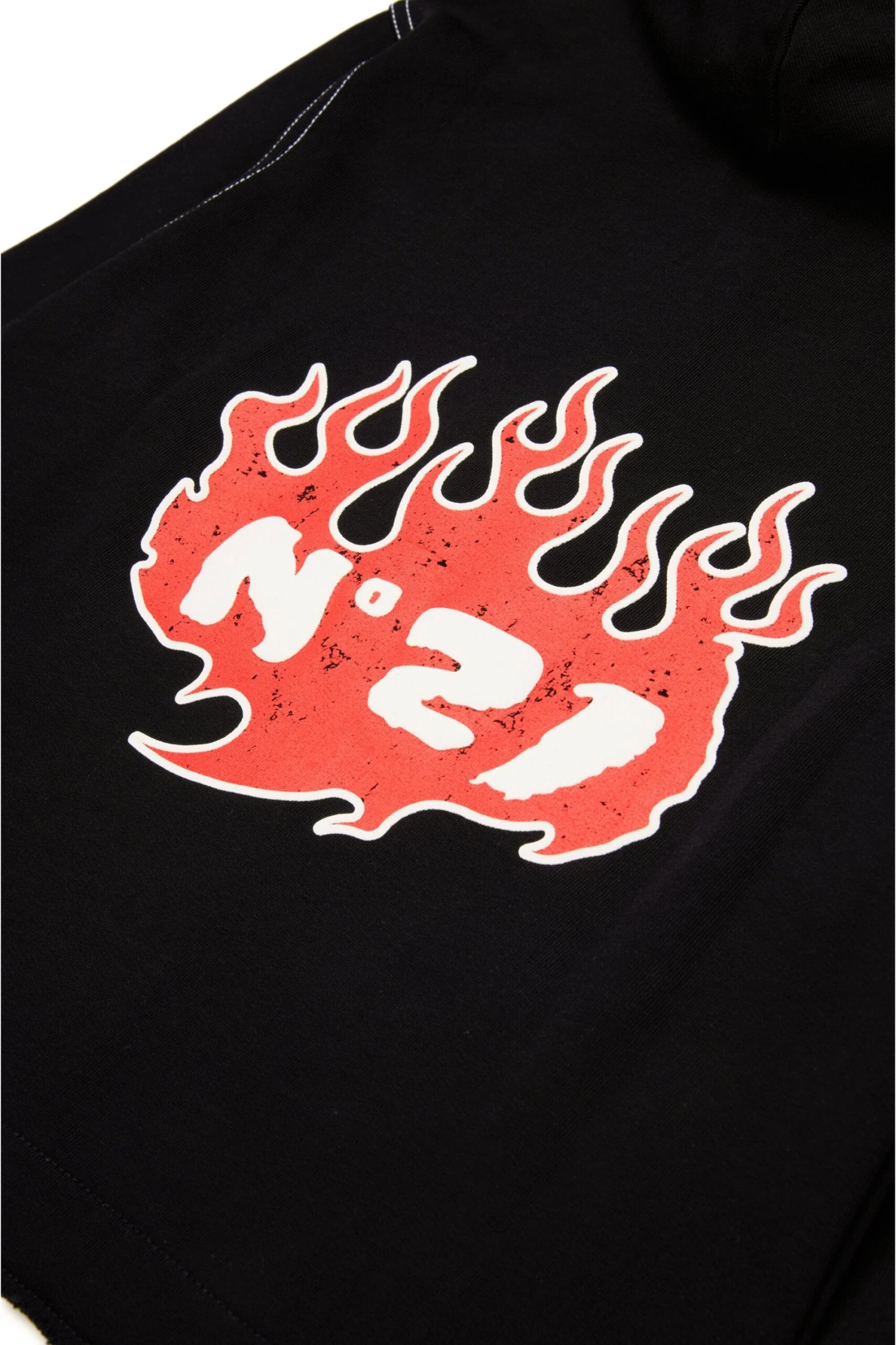 N°21 Oversize Sweatshirt With Flames Graphics 5 N°21 Oversize Sweatshirt With Flames Graphics - immagine 5