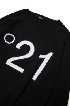 N°21 Cotton Pullover With Maxi Logo -Bambini Abbigliamento Negozio N2103UN00680N900 03 91cec4f1 f265 47b2 bbab 39ff5f98a9f0