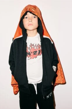 N°21 Allover Glitch Windbreaker Jacket