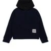 N°21 Contrasting Hooded Wool-blend Sweater