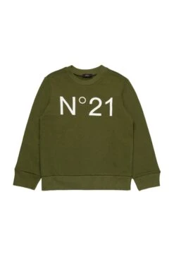 N°21 Cotton Crew-neck Sweatshirt With Logo