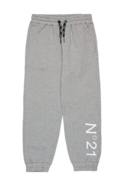 N°21 Pink Fleece Trousers With Logo