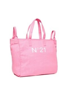 N°21 Branded Canvas Shopper Bag -Bambini Abbigliamento Negozio N21926N03520N318 03