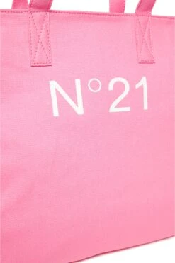 N°21 Branded Canvas Shopper Bag -Bambini Abbigliamento Negozio N21926N03520N318 04