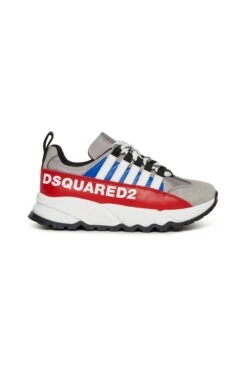 DSQUARED2 Low Top Sneakers With Logo And Bold Sole