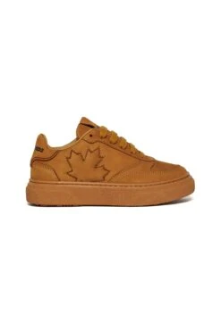 DSQUARED2 Low Top Trainers With Maple Leaf
