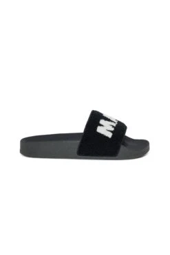 Marni Sponge Slide Slippers With Maxi Logo