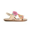 Marni Leather Slingback Sandals With Flowers