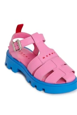 Marni Leather Fisherman Sandals -Bambini Abbigliamento Negozio W00340WW001AH335 04 80c0e77a 9a2b 43aa 9b5c 3519b8e74bc1