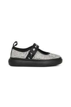 Marni Mary Jane Trainers With Rhinestones