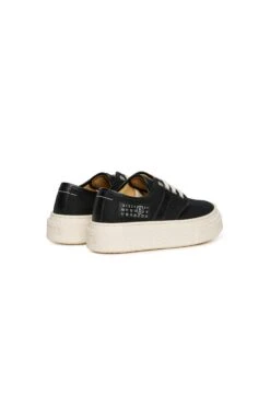 MM6 Maison Margiela Canvas Low Trainers With Numeric Logo -Bambini Abbigliamento Negozio W00356WW003AH990 03