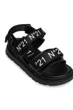 N°21 Platform Sandals With Logoed Straps -Bambini Abbigliamento Negozio W00372WW002AH990 04