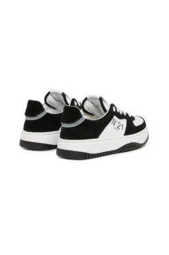 N°21 Leather Low Trainers With Logo -Bambini Abbigliamento Negozio W00373WW002AH990 03 53b4a9be bc8b 4579 9058 1423251d47dc