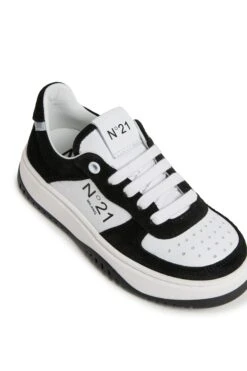 N°21 Leather Low Trainers With Logo -Bambini Abbigliamento Negozio W00373WW002AH990 04 0e794900 c2f6 48b1 a40e 257557d28828