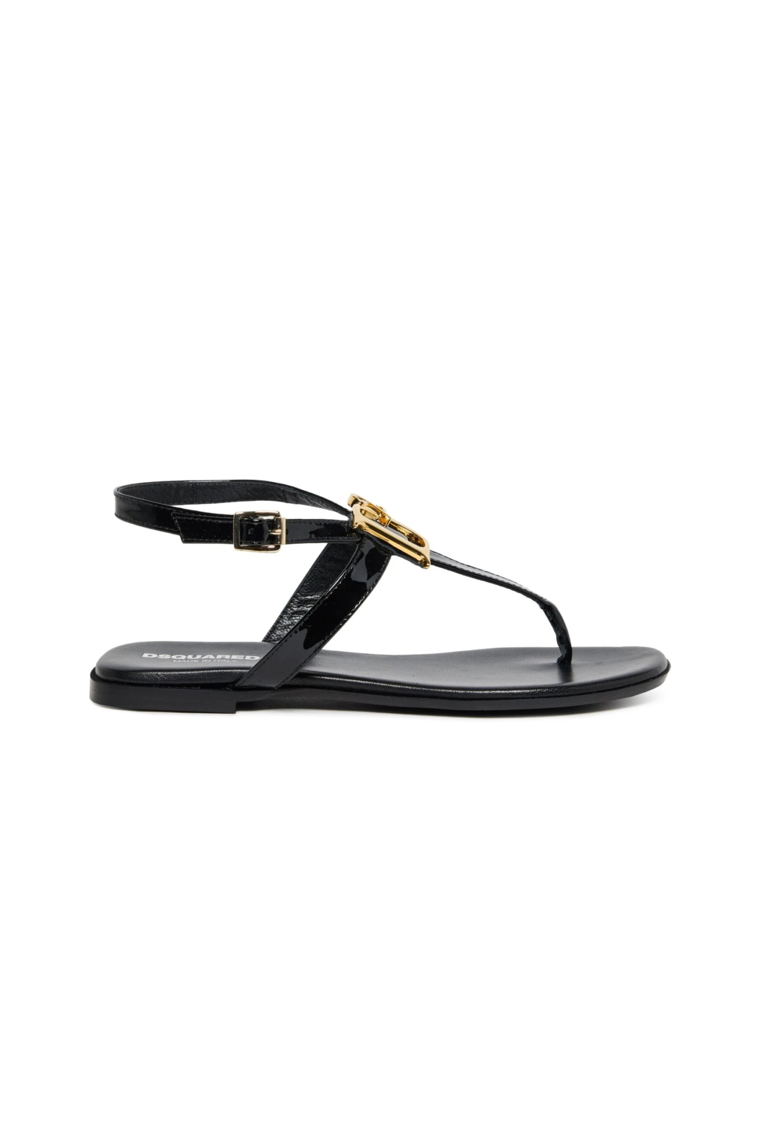 DSQUARED2 D2 Statement Leather Thong Sandals 1 DSQUARED2 D2 Statement Leather Thong Sandals
