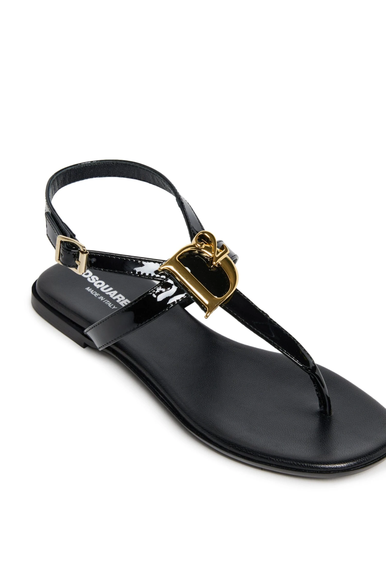 DSQUARED2 D2 Statement Leather Thong Sandals 4 DSQUARED2 D2 Statement Leather Thong Sandals - immagine 4