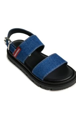 DSQUARED2 Denim Platform Sandals -Bambini Abbigliamento Negozio W00389WW004AH8BF 04