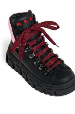 Marni Hiking Boots With Contrasting Collar -Bambini Abbigliamento Negozio W00421WW001K90P 04