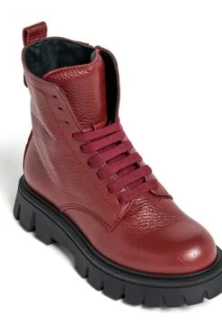 DSQUARED2 Leather Combat Boots With D2 Stud -Bambini Abbigliamento Negozio W00441WW004AH45L 04